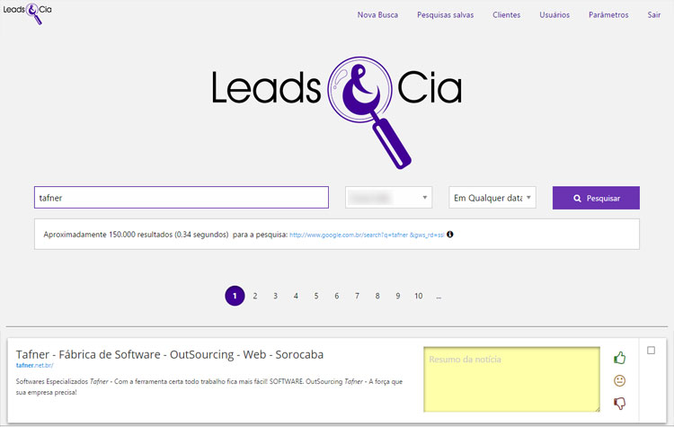 Leads&Cia - Pesquisa